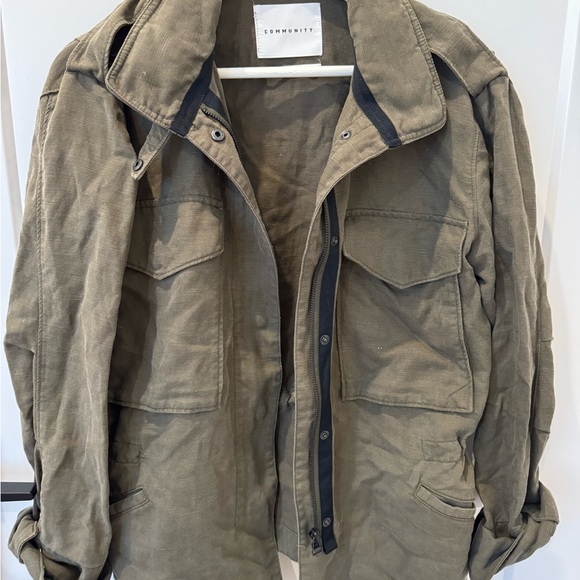 Community Olive Green Jacket - Picture 2 of 2